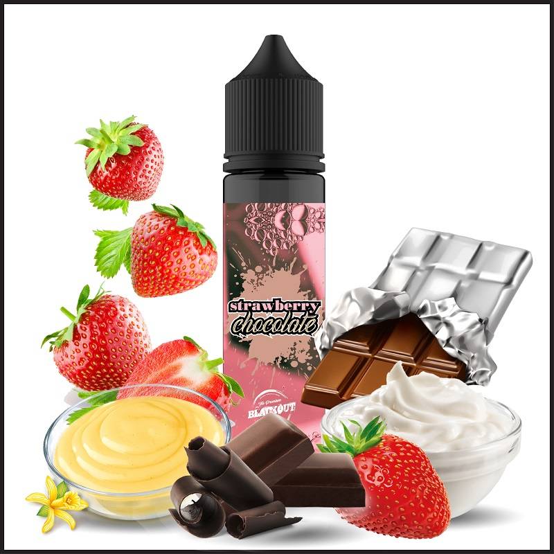 BLACKOUT STRAWBERRY CHOCOLATE SHOT 60ML